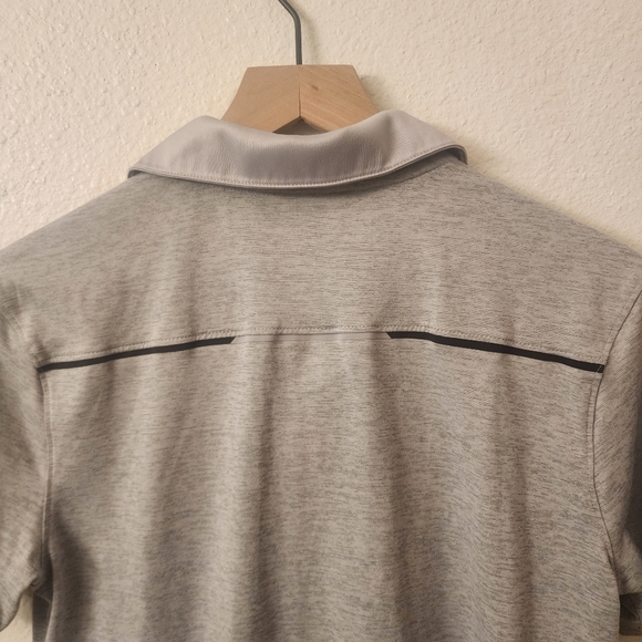 Nike Run Dri-Fit Gray Polo Shirt Mens Small - Picture 6 of 8